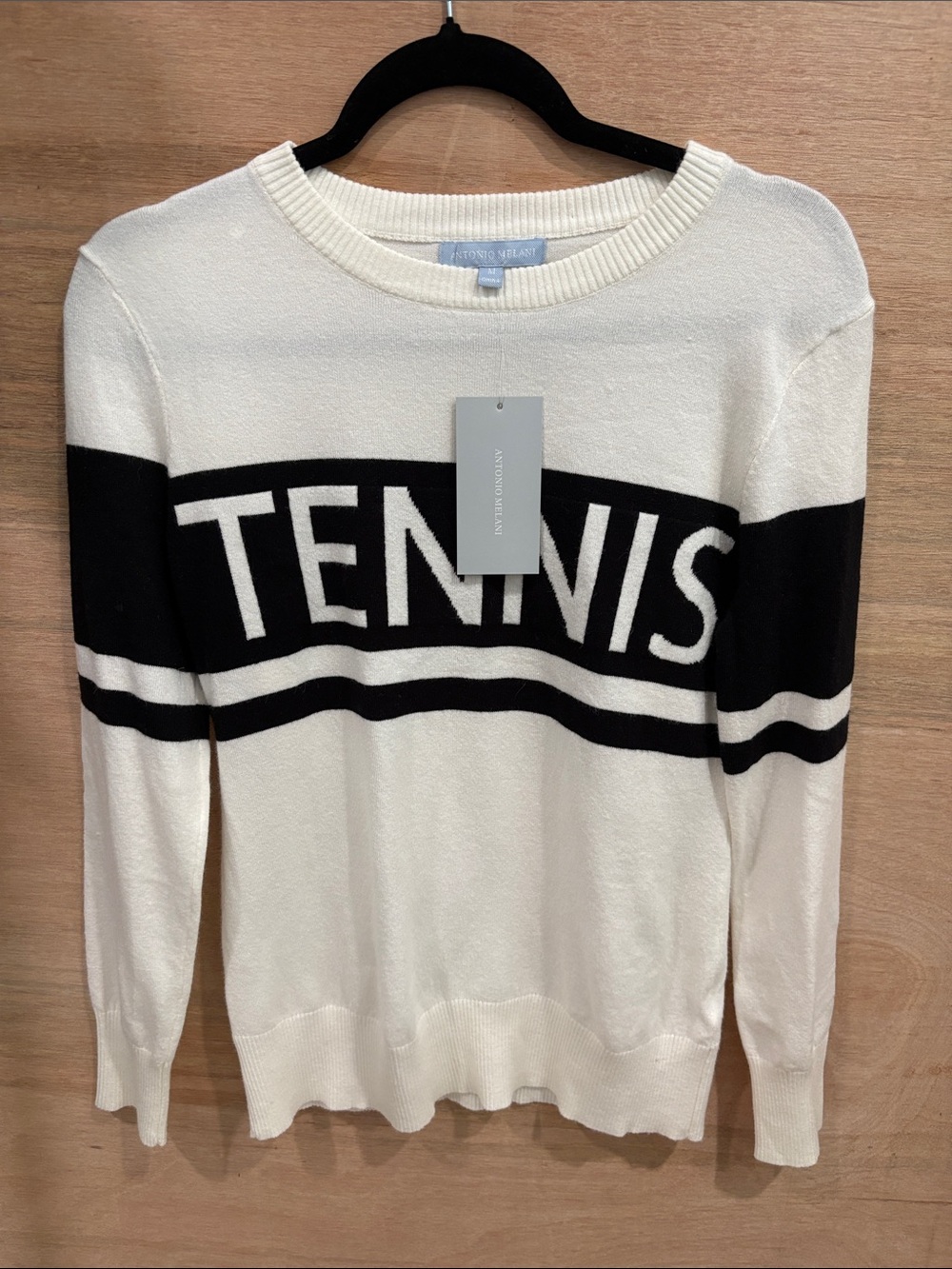 Tennis Graphic Crewneck Sweater - NWT